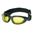 Sporty Safety Goggles/Sun Goggles W/Foam Padding Seal